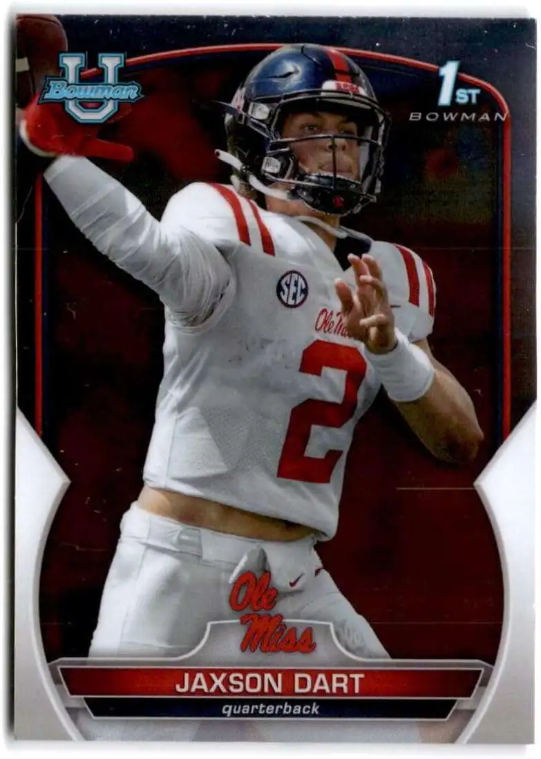 NFL Ole Miss Rebels 2022 Bowman Chrome University Single Card 1st