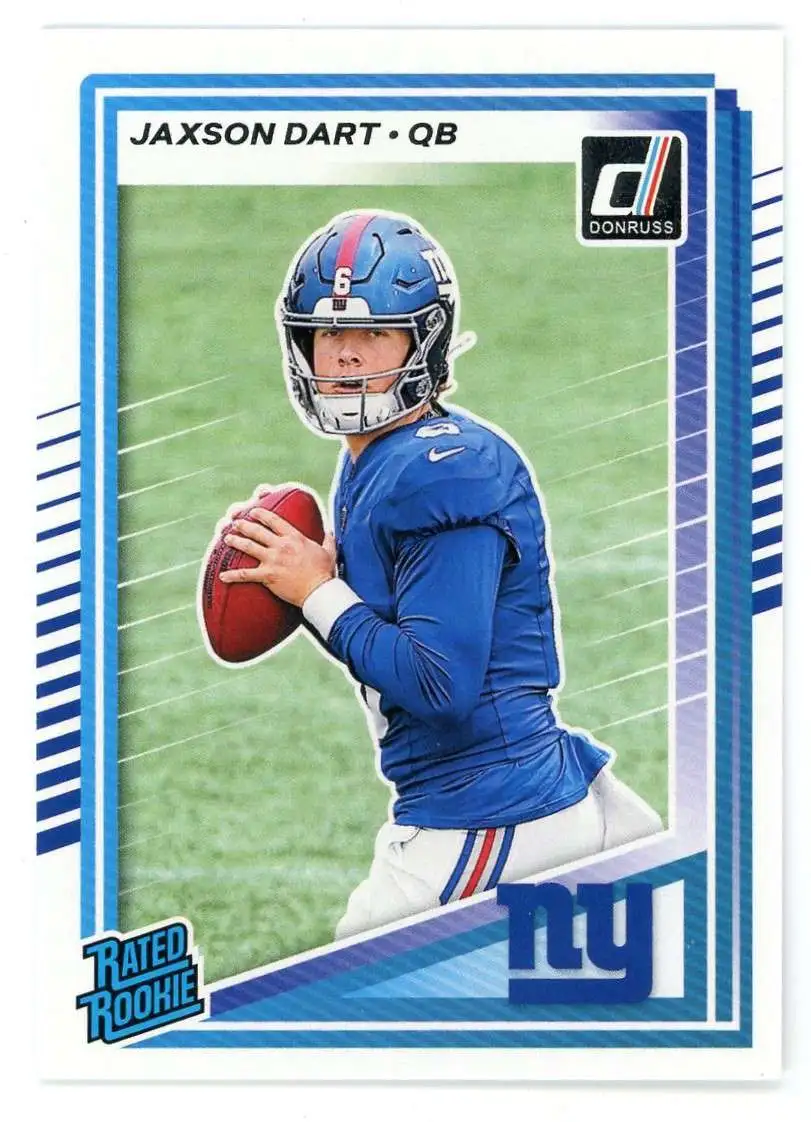 NFL 2025 Panini Donruss Football Rated Rookies Jaxson Dart #400