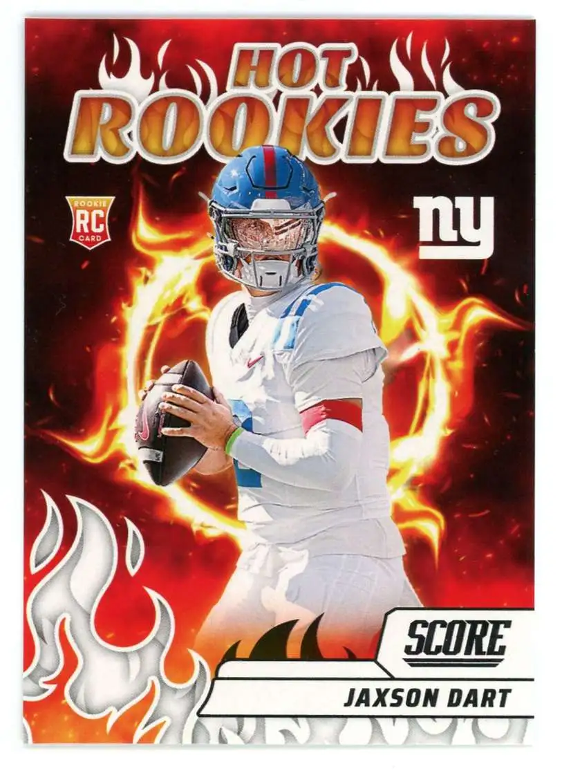 NFL 2025 Panini Score Football Hot Rookies Jaxson Dart #6