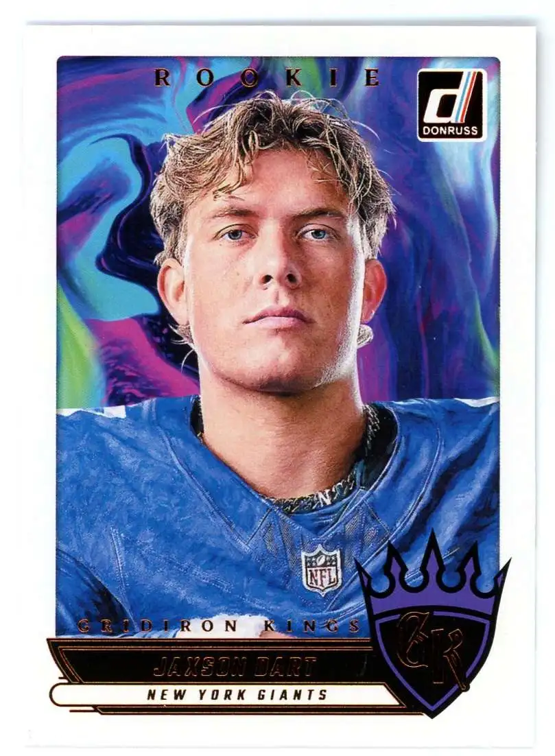 NFL 2025 Panini Donruss Football Rookie Gridiron Kings Jaxson Dart RGK-JDT
