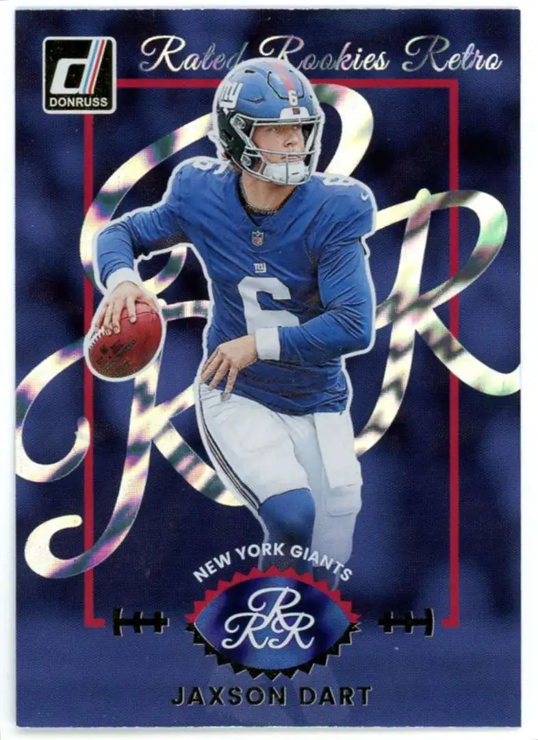 NFL 2025 Panini Donruss Football Rated Rookies Retro Jaxson Dart #1