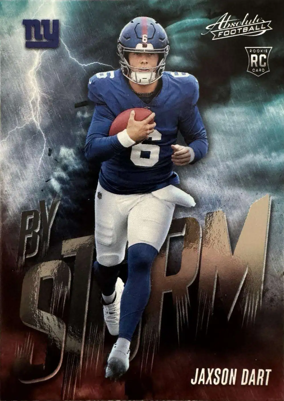 NFL 2025 Panini Absolute Football By Storm Jaxson Dart #7 [Rookie]
