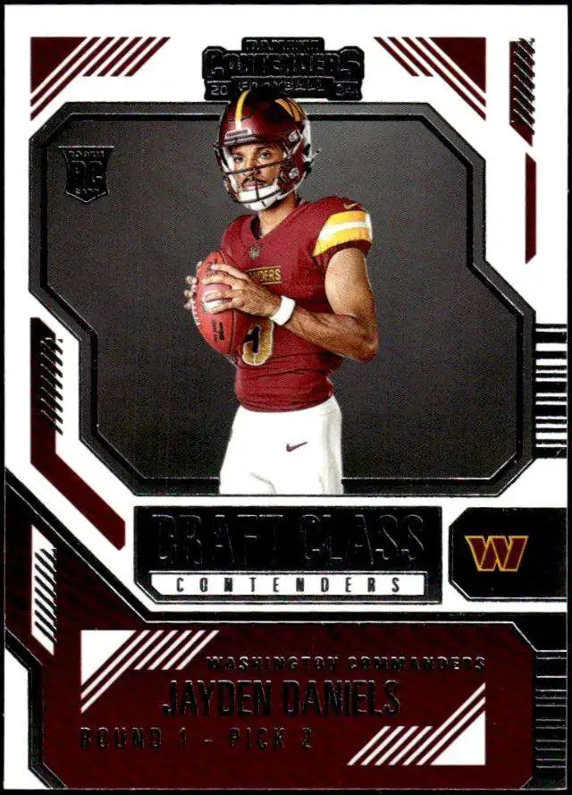 NFL 2024 Panini Contenders Football Draft Class Contenders Jayden Daniels #2 [Rookie]