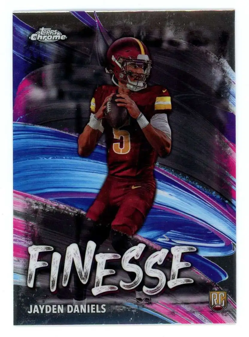 NFL 2024 Topps Chrome Football Finesse Jayden Daniels F-3 [Rookie]