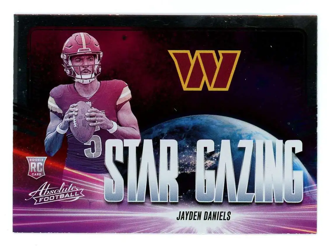 NFL 2024 Panini Absolute Football Star Gazing Jayden Daniels SG-JDS [Rookie]