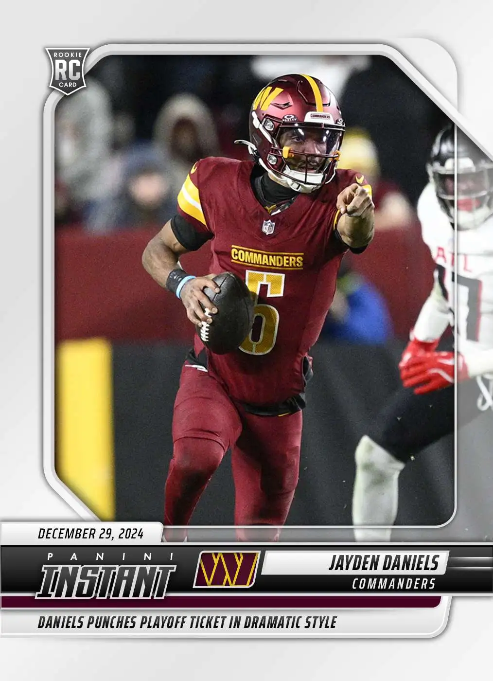 NFL Washington Commanders 2024 Panini Instant Football Jayden Daniels #239 [Rookie]