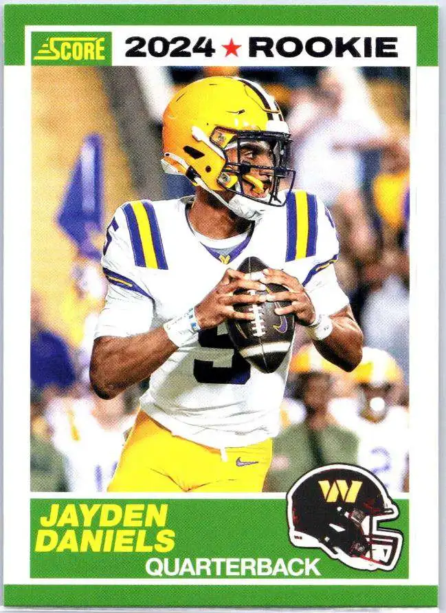 NFL Washington Commanders 2024 Score Football 35th Anniversary Jayden Daniels #2 [Rookie]