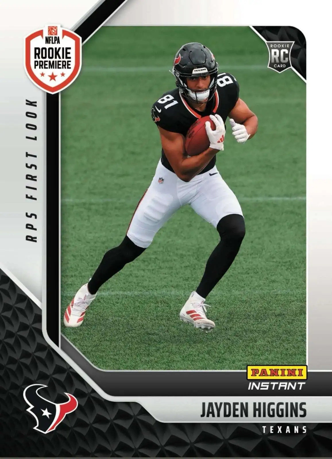 NFL 2025 Instant RPS First Look Football Single Card Jayden