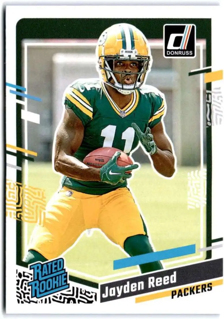 NFL 2023 Panini Donruss Football Jayden Reed #334 [Rated Rookie]