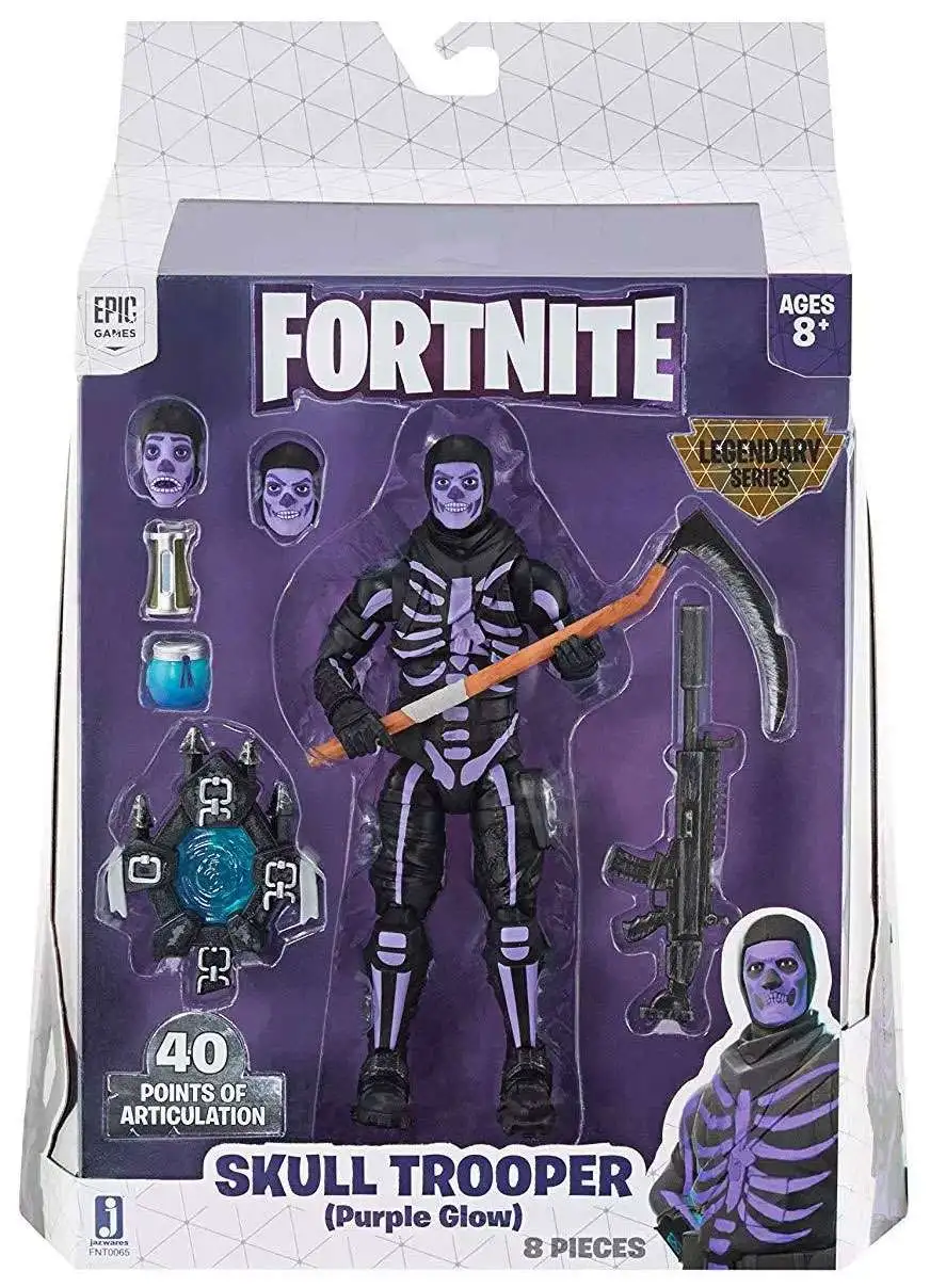 Fortnite Legendary Series Skull Trooper 6 Action Figure Purple