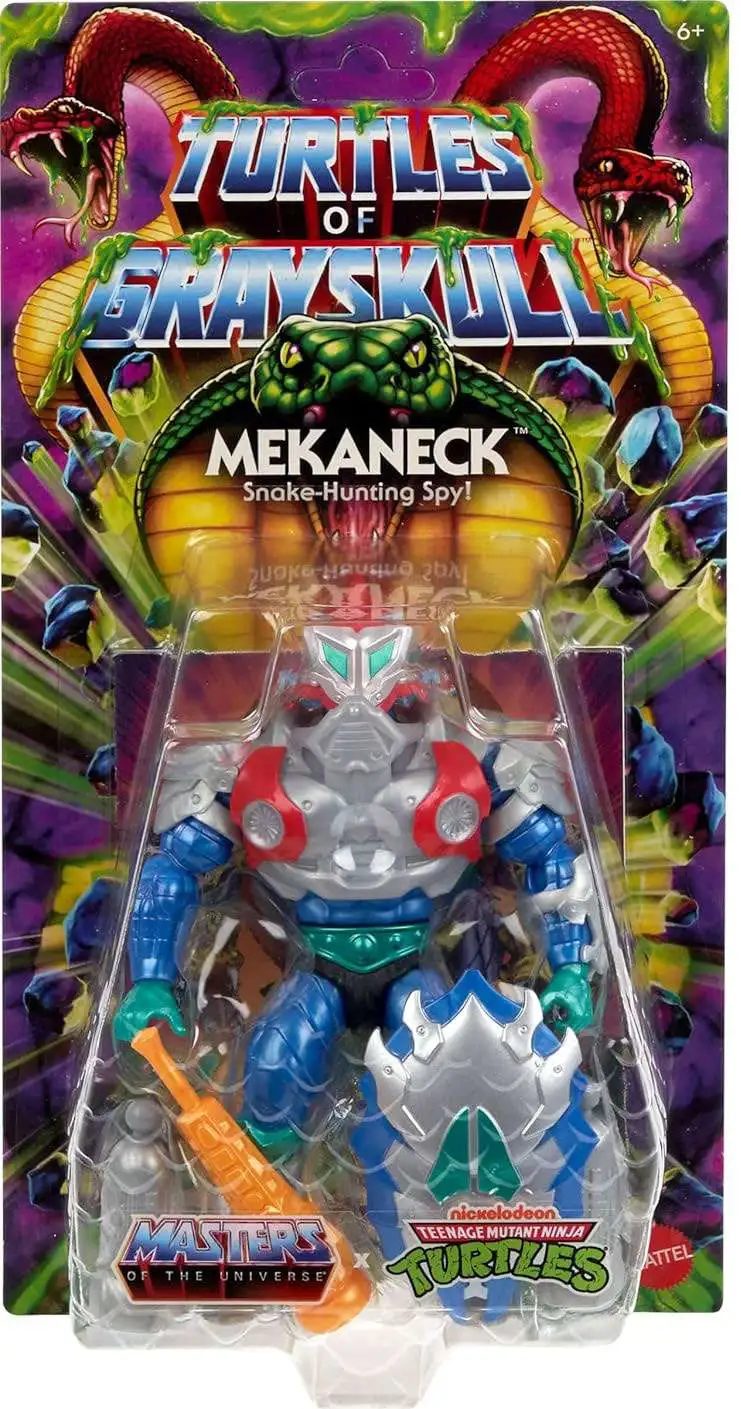 Masters of the Universe Turtles of Grayskull Origins Mekaneck Action Figure [Reptile Wars]