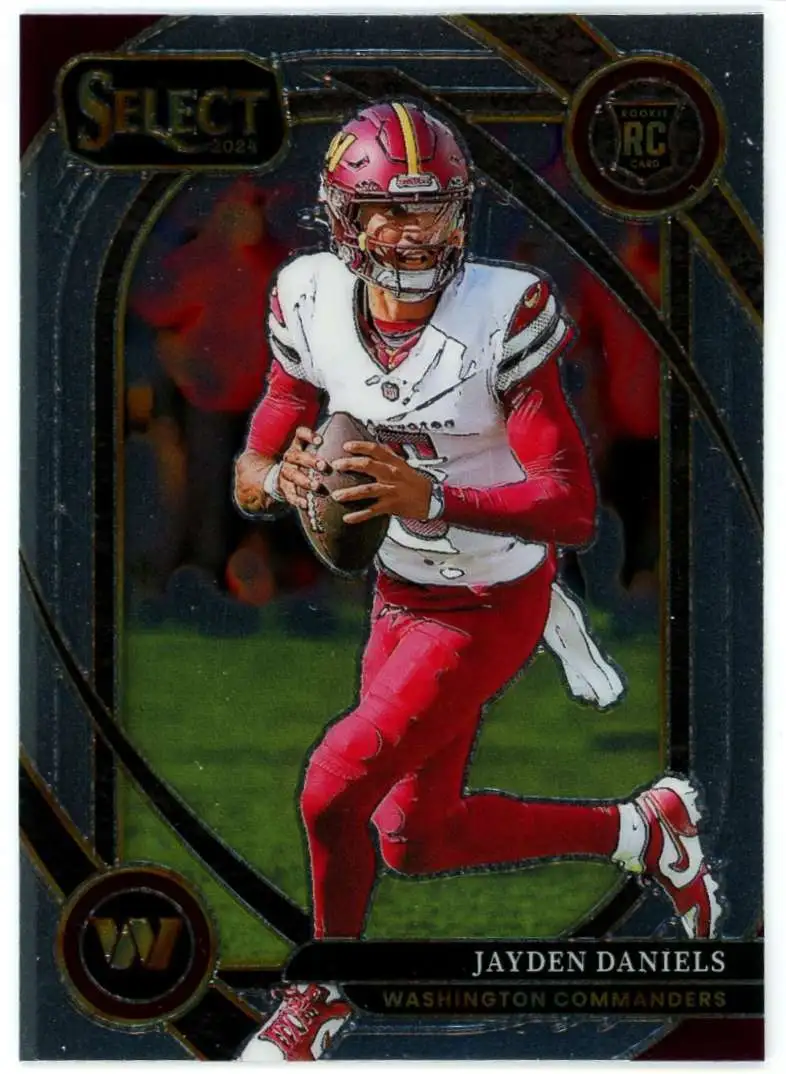 NFL 2024 Panini Select Football Base Club Level Jayden Daniels #217 [Rookie]