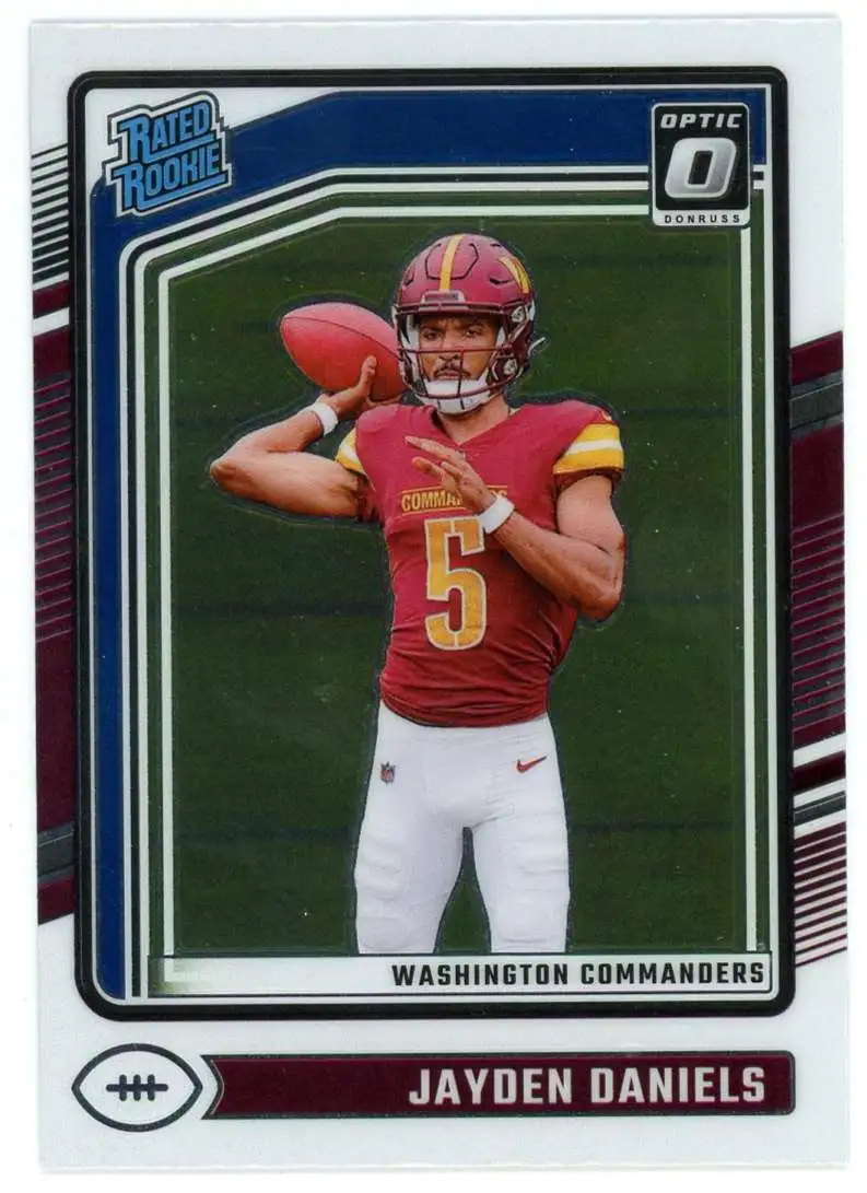 NFL 2024 Panini Donruss Optic Football Jayden Daniels #248 [Rookie]