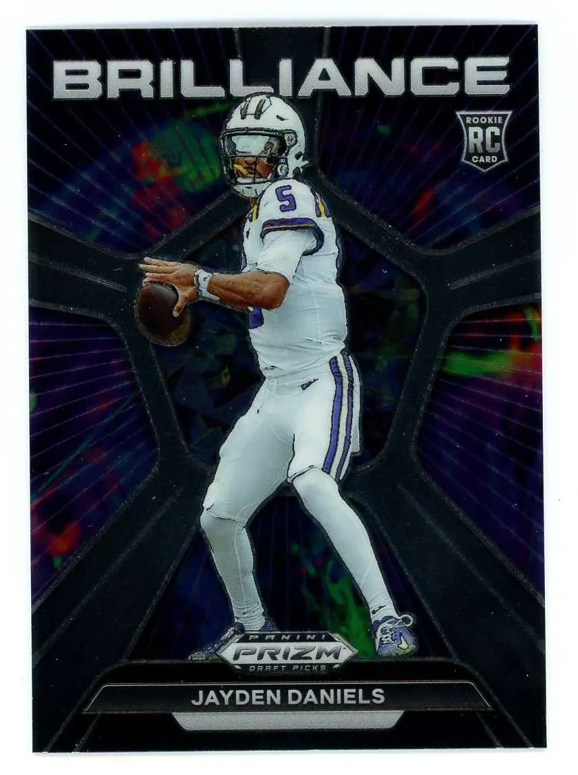 NFL 2024 Panini Prizm Draft Picks Brilliance Jayden Daniels BR-JD [Rookie]