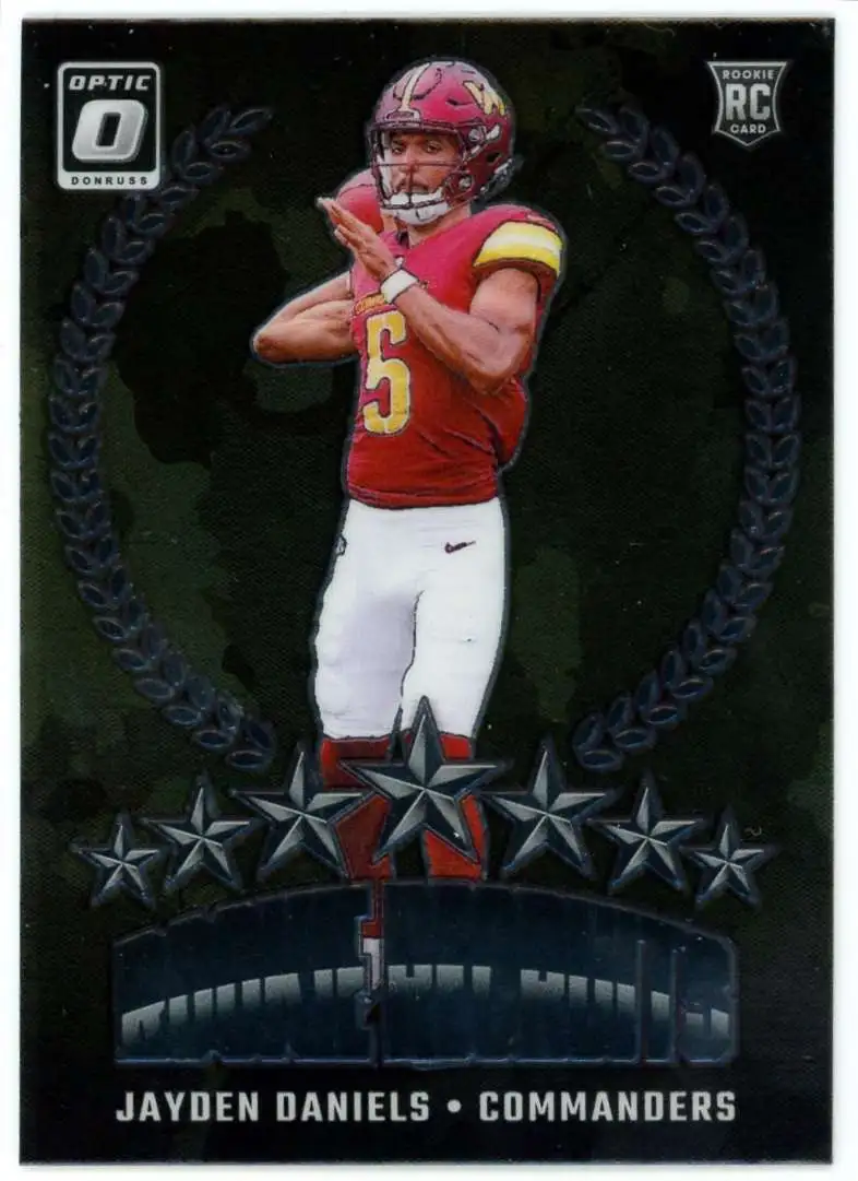 NFL 2024 Panini Donruss Optic Football Rookie Recruits Jayden Daniels #7 [Rookie]