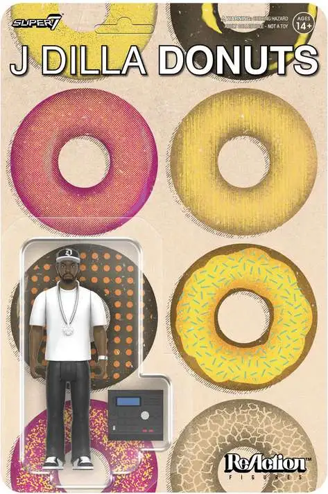 J Dilla ReAction Wave 2 J Dilla Donuts 3.75 Action Figure Super7