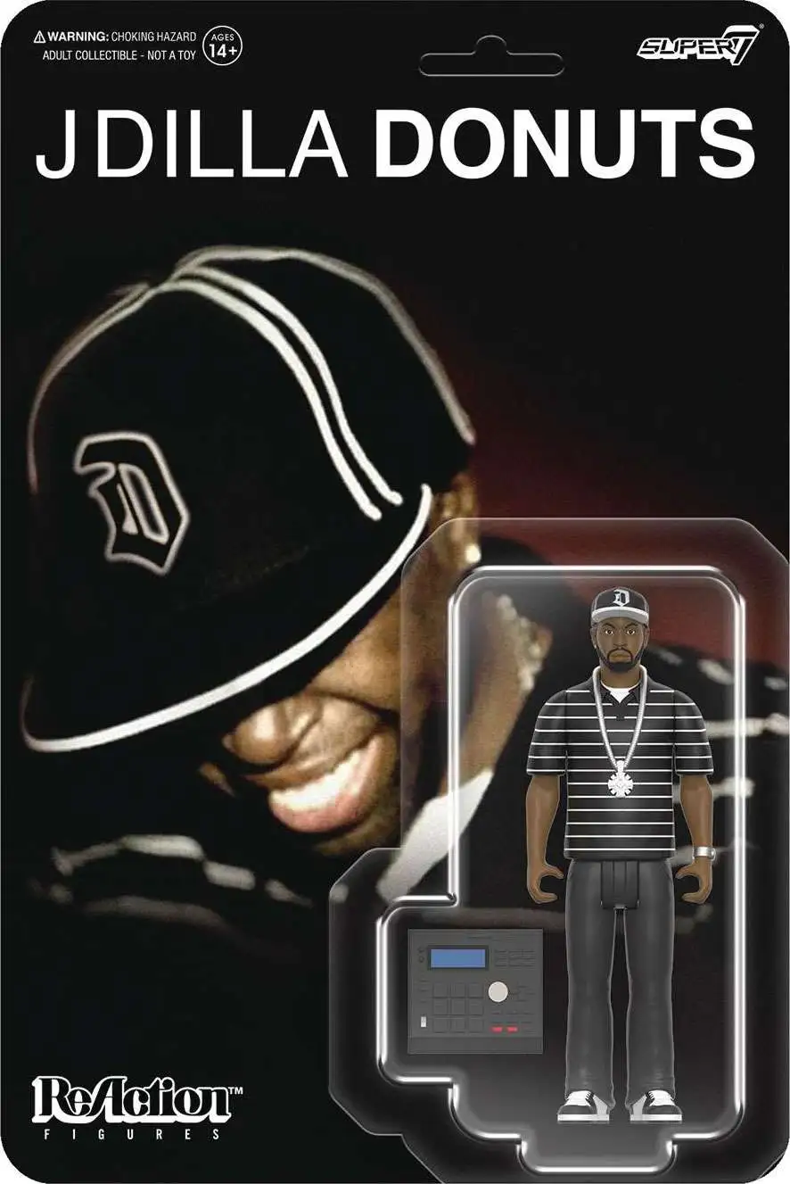 その他 J DILLA REACTION FIGURES WAVE 01 DONUTS Super7: J Dilla Donuts Wave 1 ReAction Figure — TurntableLab.com