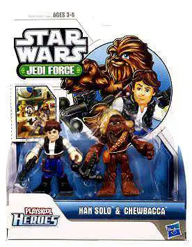 Star Wars Jedi Force Han Solo & Chewbacca Mini Figure 2-Pack