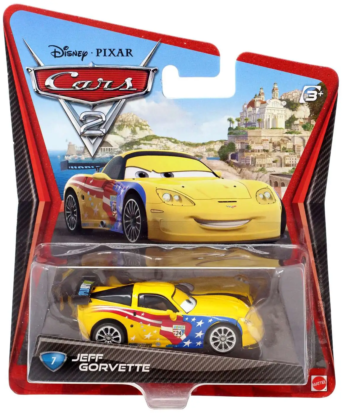 Disney / Pixar Cars Cars 2 Main Series Jeff Gorvette Diecast Car