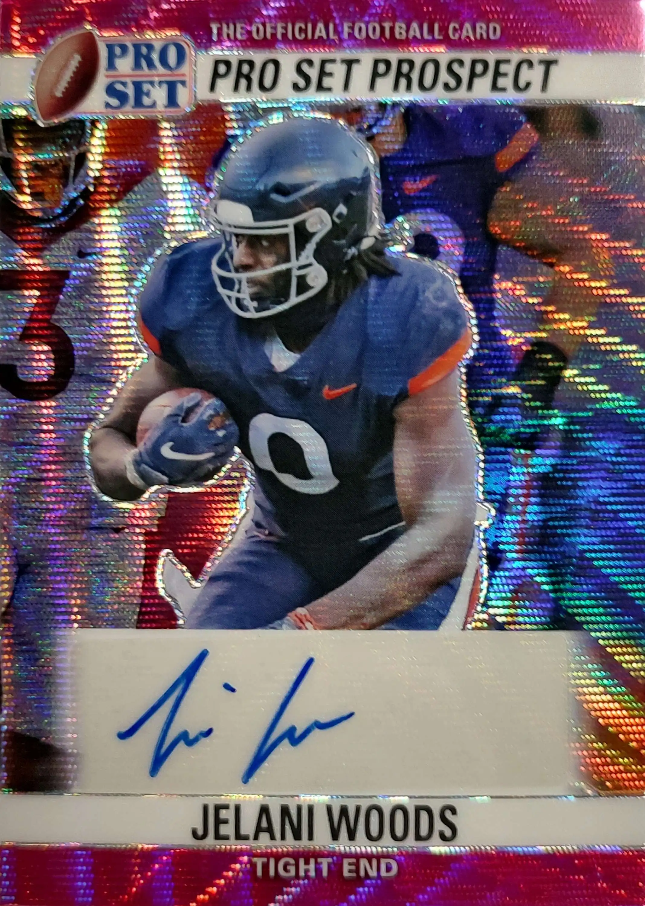 NFL 2022 Leaf Pro Set Metal Jelani Woods 220 Autographed Trading Card  90-JW1 Rookie Prospect - ToyWiz