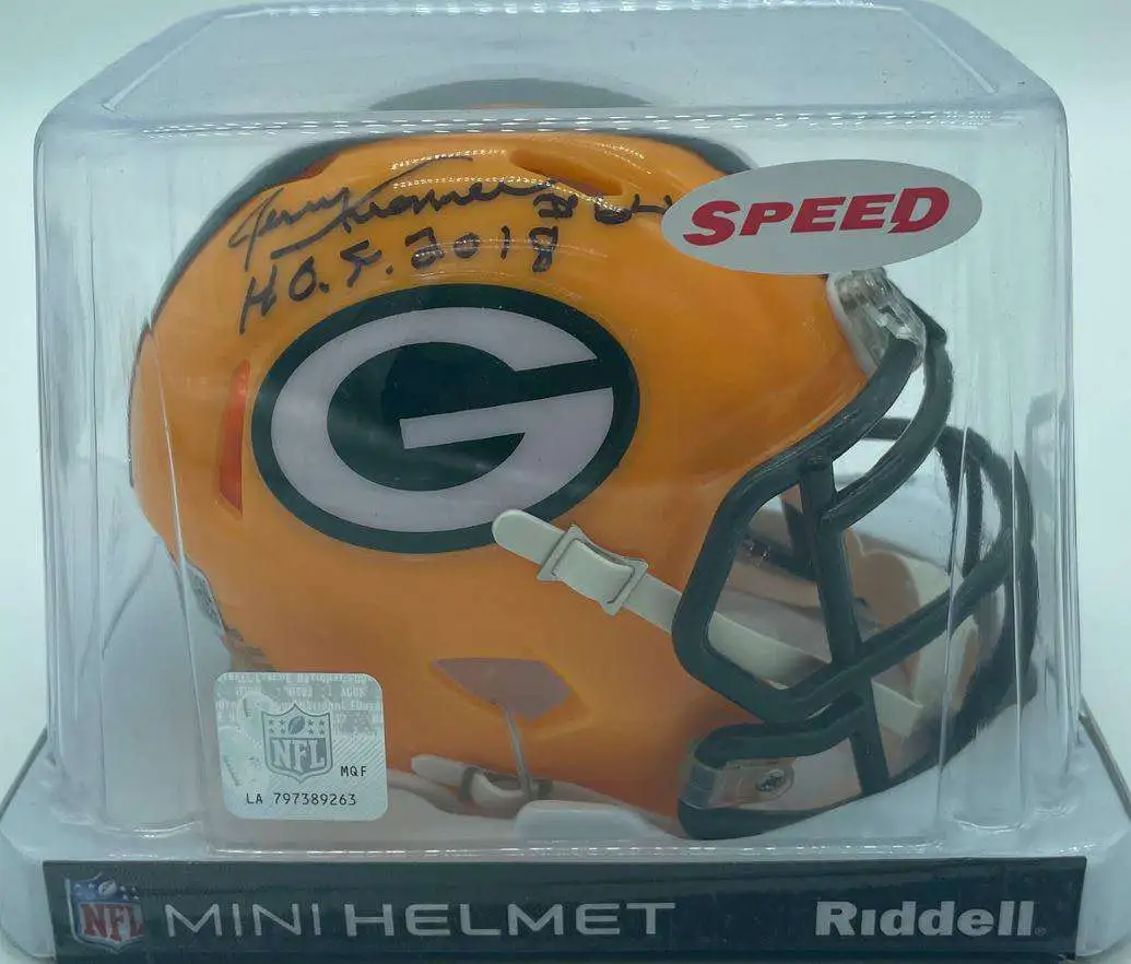 NFL Green Bay Packers Tristar Hidden Treasures Jerry Kramer Autographed  Mini Helmet - ToyWiz