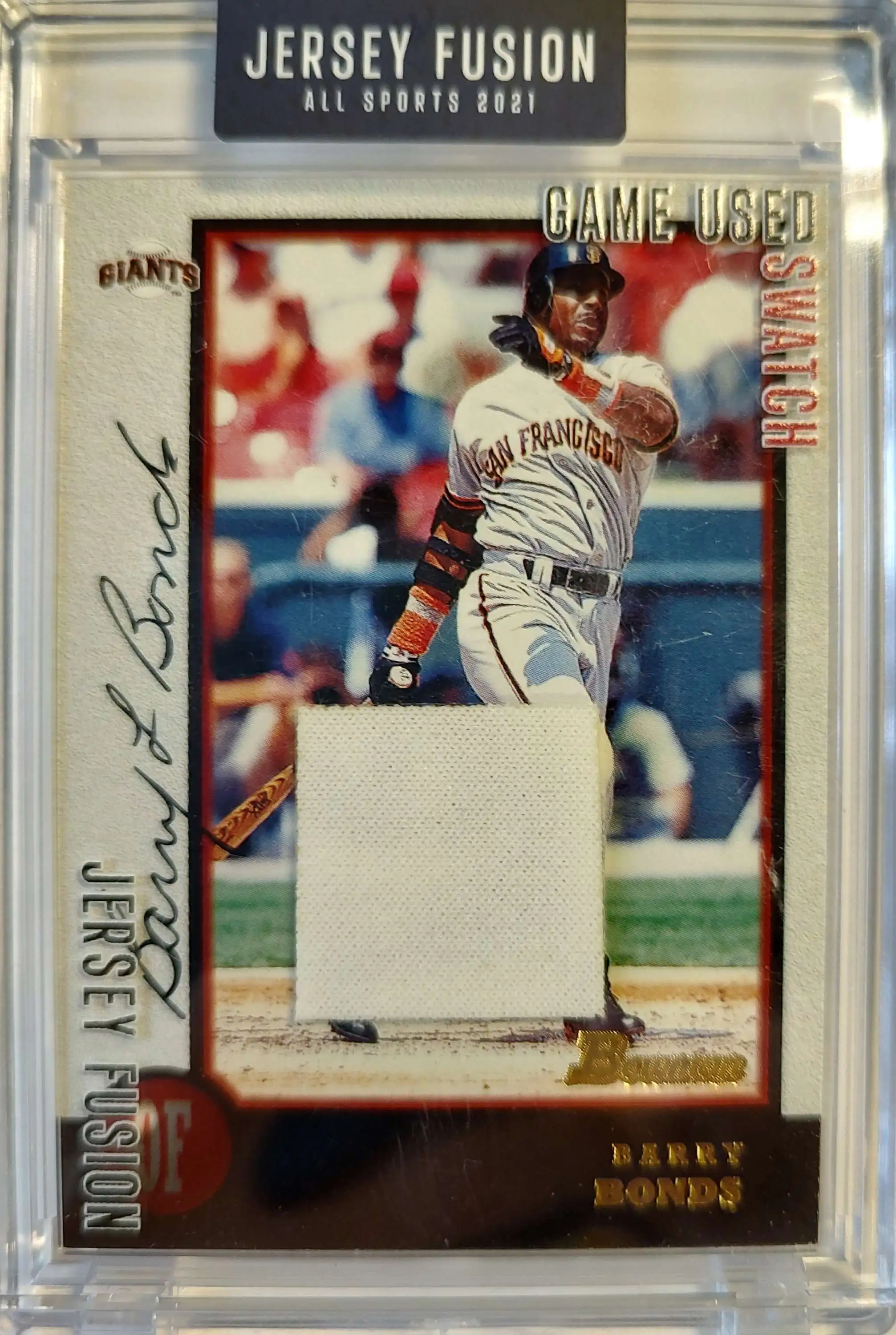 Jesey Fusion 2021 All Sports Edition Barry Bonds Trading Card JF