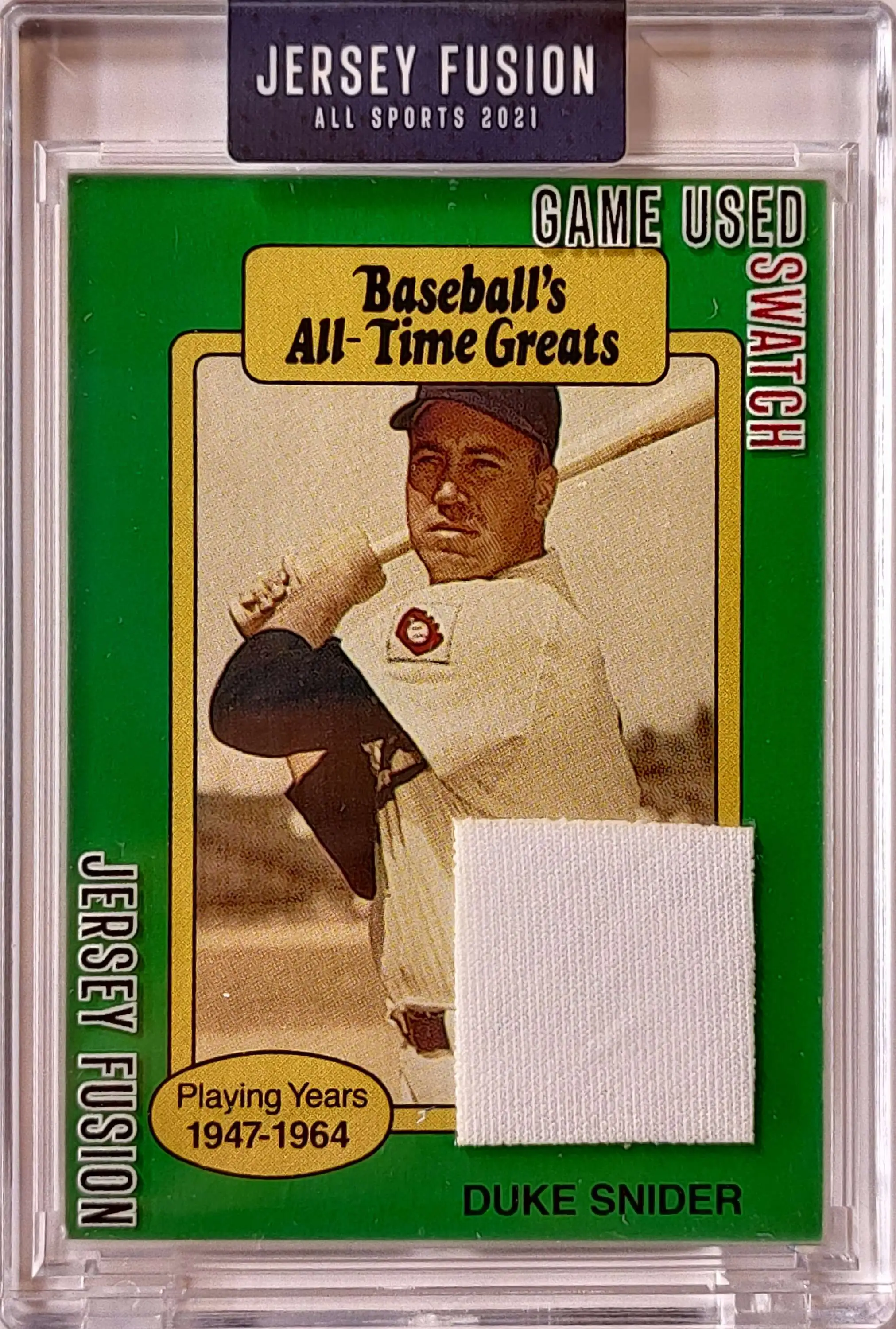 Jersey Fusion 2021 All Sports Edition Duke Snider JF-DS78