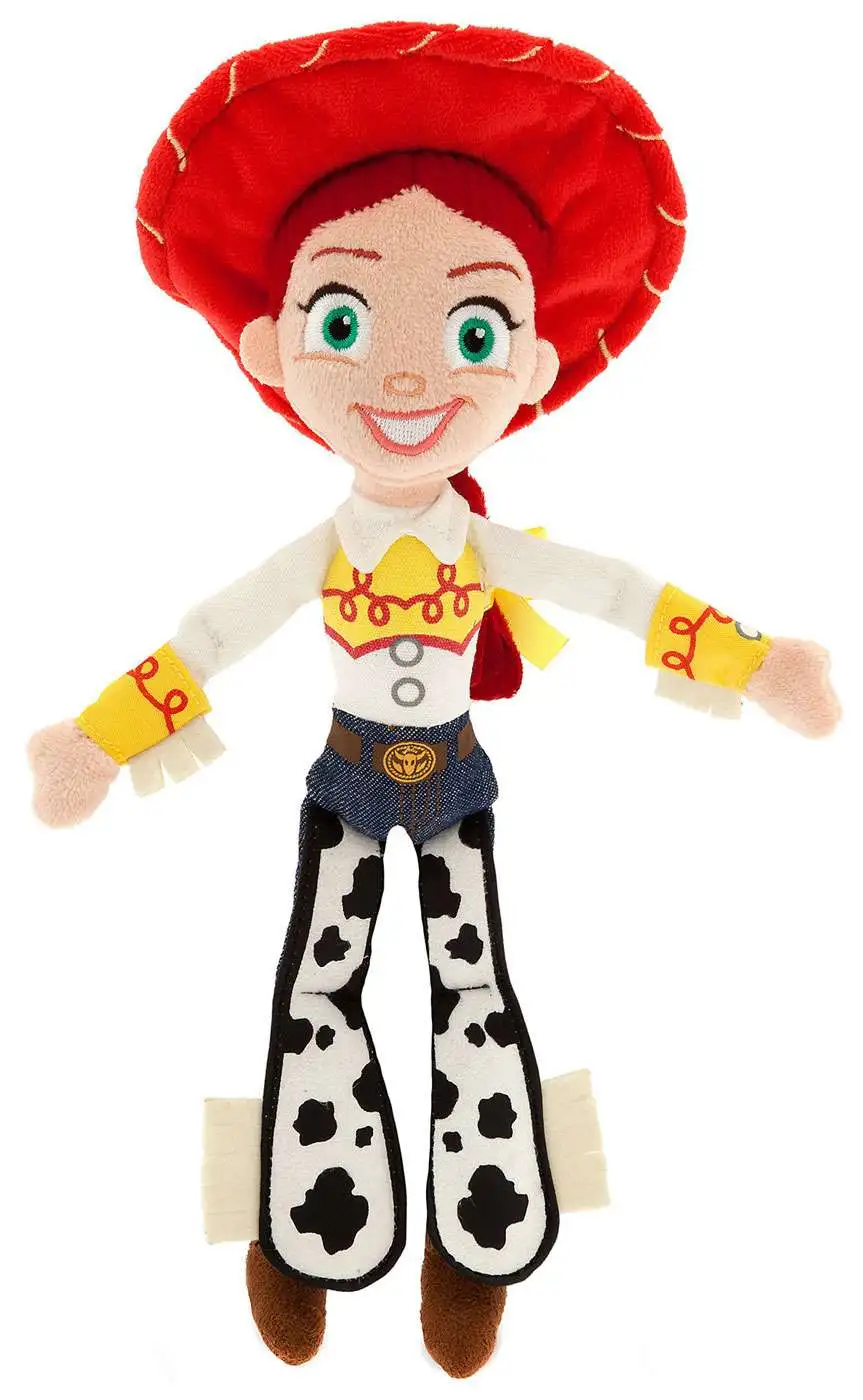 Disney Store Toy Story Jessie Cowgirl Plush Doll 11" Bean Bag Toy NEW 