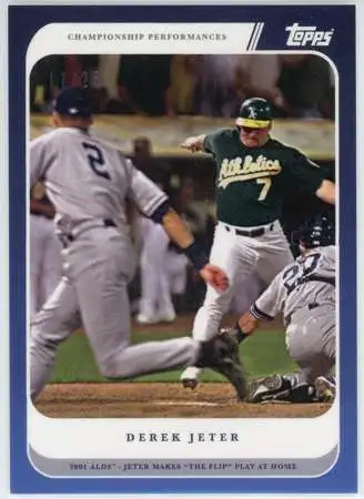 MLB 2020 Topps X By Derek Jeter 17/25 Derek Jeter #24 [2001 ALDS "the flip play"] [Excellent]