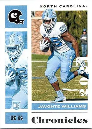 NFL 2021 Panini Chronicles Draft Picks Javonte Williams #17 [Rookie]