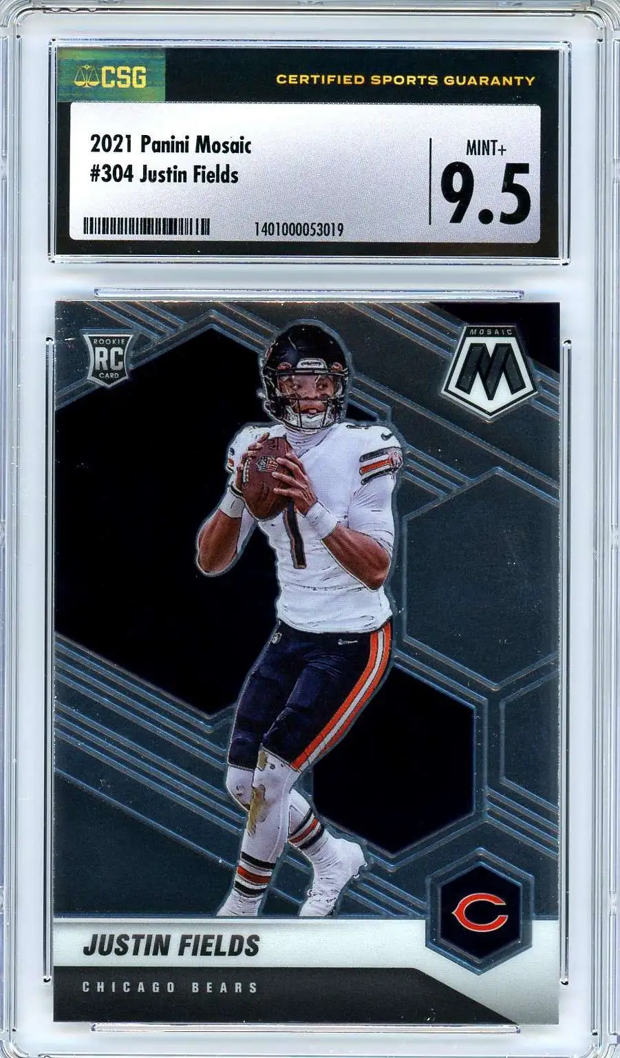 NFL 2021 Select Football Single Card Silver Die-cut Justin Fields 150  Rookie Premier - ToyWiz