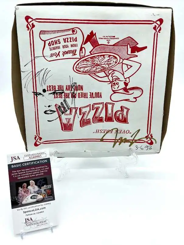 DC Comics Wildcats Jim Lee Auto / Zealot Sketch Pizza Box