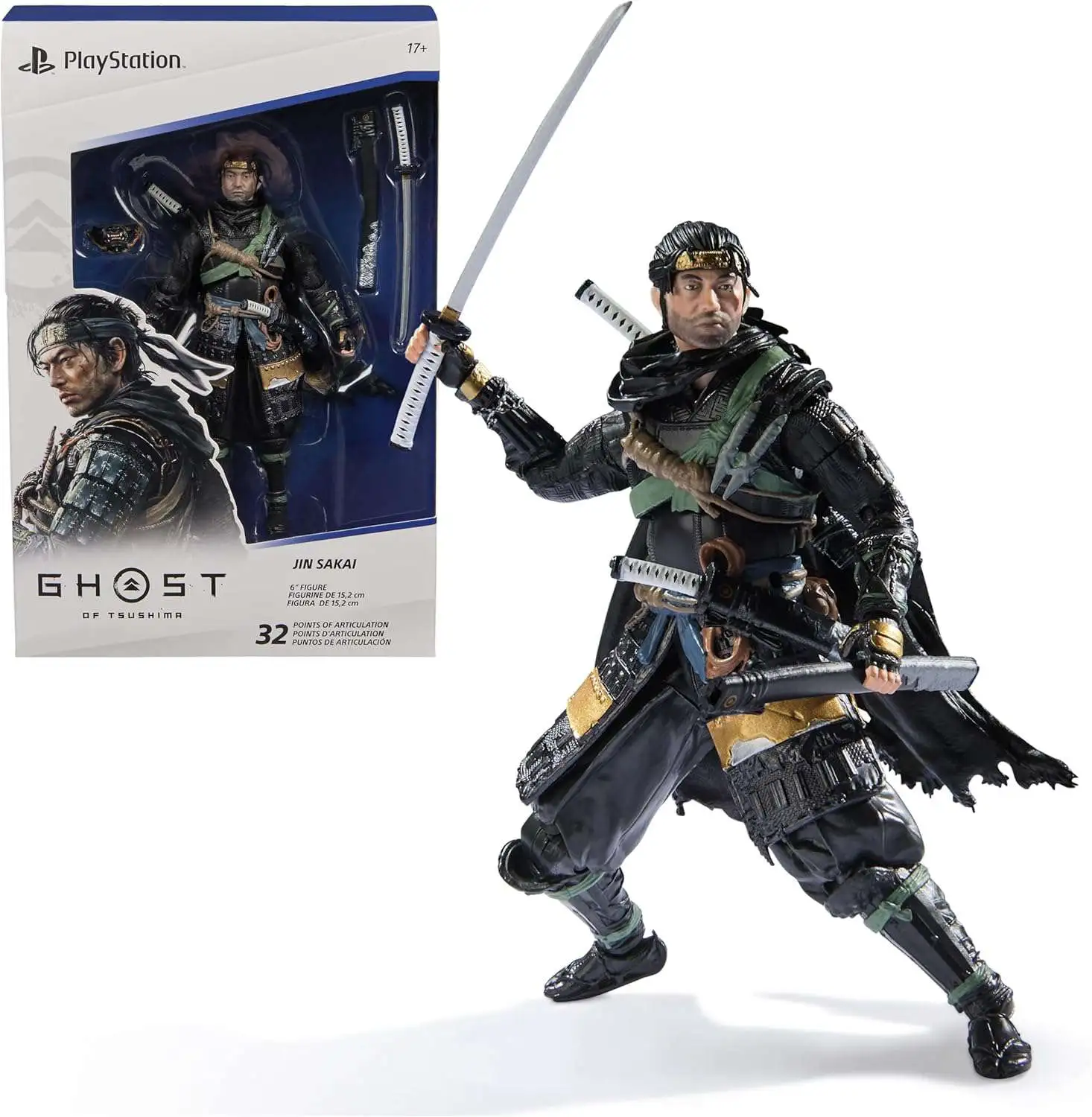 Playstation Ghost of Tsushima Jin Sakai Deluxe Action Figure