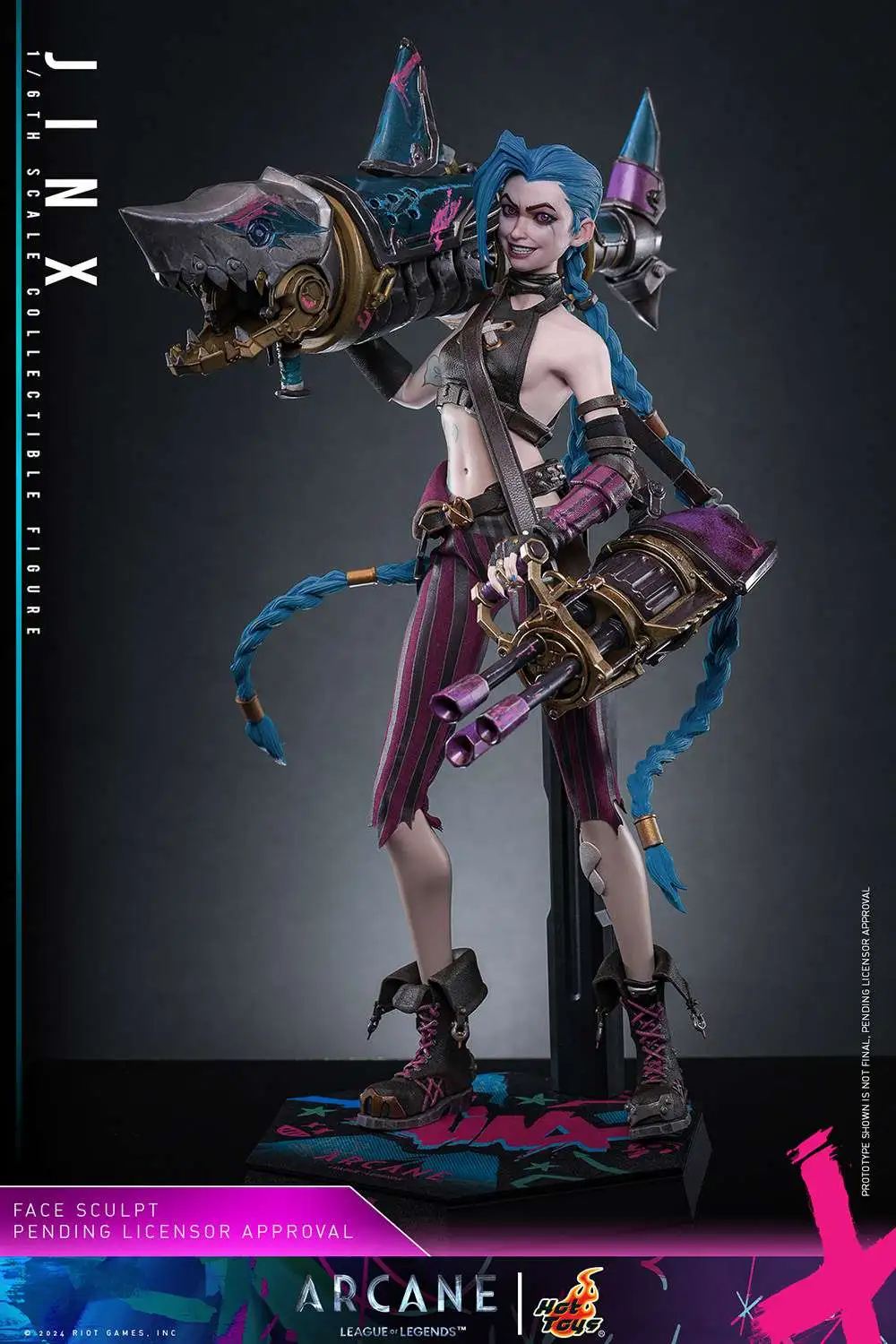 League of Legends Arcane Movie Masterpiece Jinx 16 Collectible