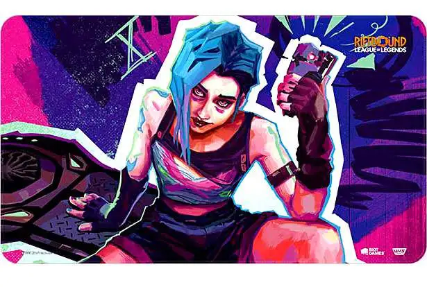 Riftbound: League of Legends Trading Card Game Origins Jinx Playmat