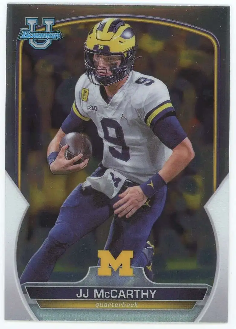 NFL 2022 Bowman Chrome University JJ McCarthy #48 [Rookie]