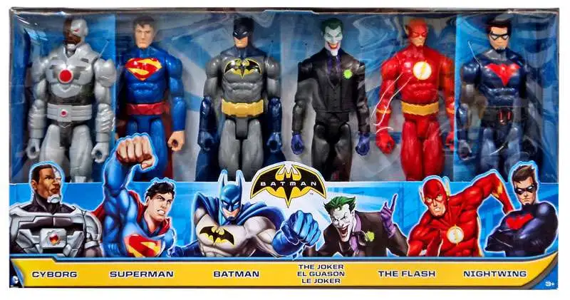 DC Comics Chibi Figures Justice League Set Batman Superman Joker FREE S/H 