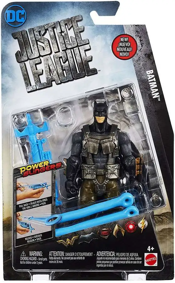DC Justice League Movie Power Slingers Batman 6 Action Figure Mattel -  ToyWiz
