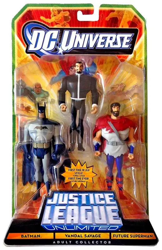 DC Universe Justice League Unlimited Batman, Vandal Savage Future Superman  Exclusive  Action Figures Mattel Toys - ToyWiz