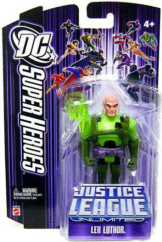 Dc JLU Justice Unlimited Lex Luthor  4" Loose Figure Authentic 