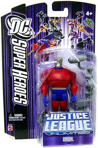 DC Justice League Unlimited Super Heroes Orion 3.75 Action Figure