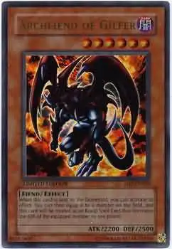 YuGiOh Shonen Jump Ultra Rare Archfiend of Gilfer JMP-EN003 [Lightly Played]