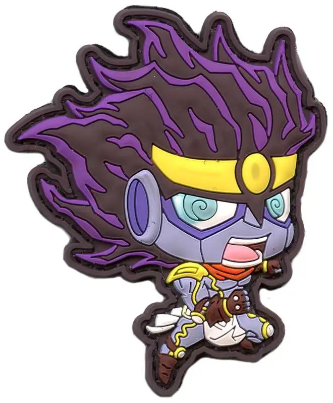 JoJo's Bizarre Adventure Morale Patches Star Platinum 3-Inch PVC Velcro Patch