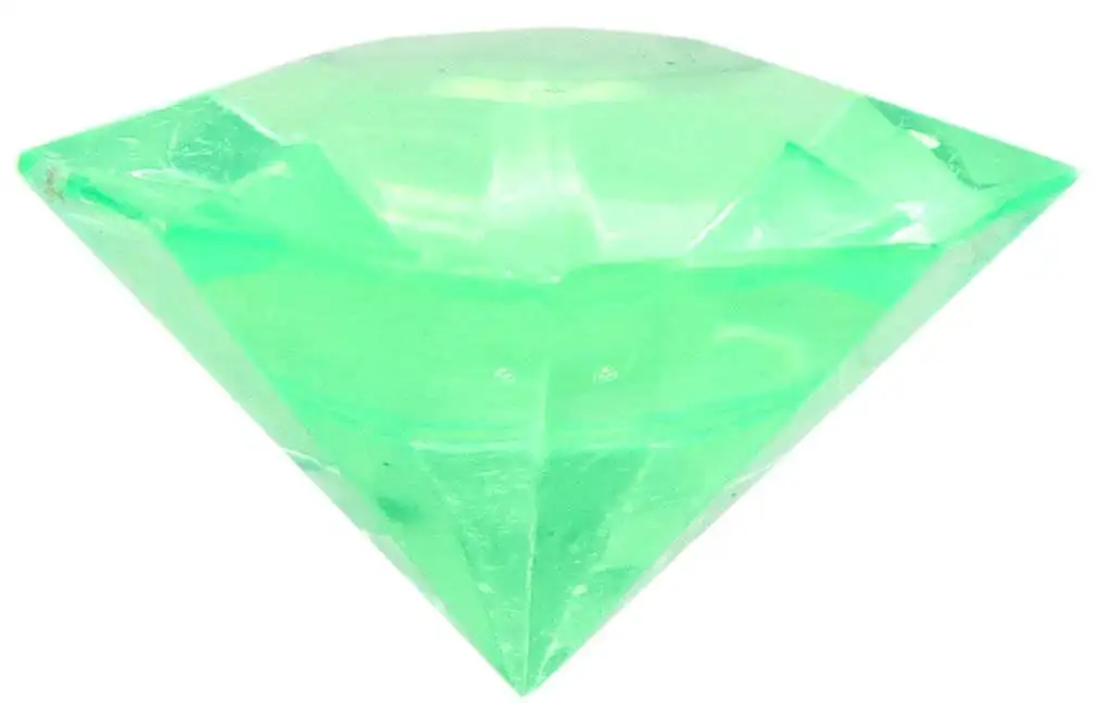 Sonic The Hedgehog Acrylic Diamond Chaos Emeralds Green Toy Accessory [Loose]