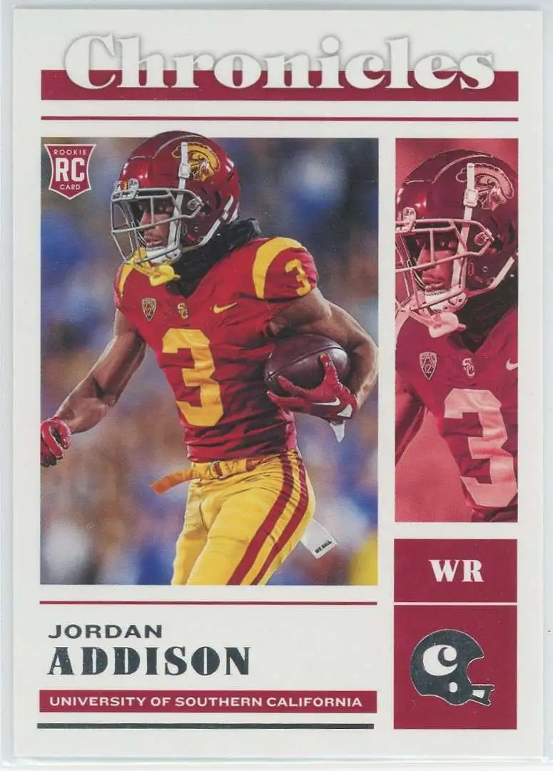 NFL 2023 Panini Chronicles Draft Picks Jordan Addison #7 [Rookie]