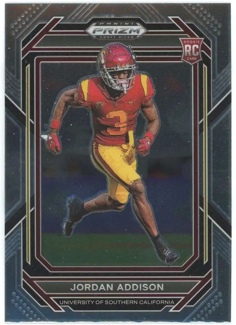 NFL 2023 Panini Prizm Draft Picks Jordan Addison #136 [Rookie]