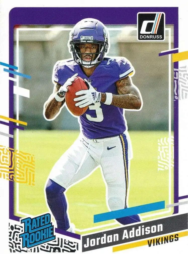 NFL 2023 Panini Donruss Football Jordan Addison #368 [Rated Rookie]