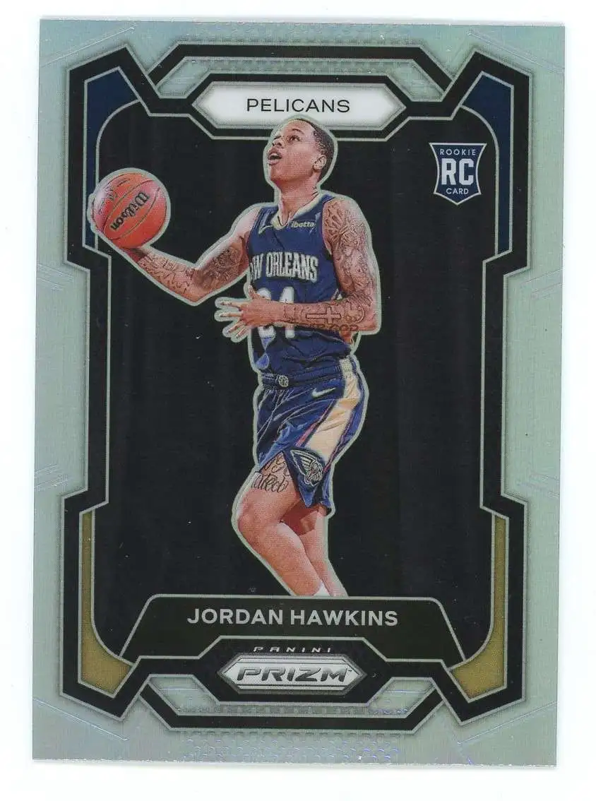 NBA 2023-24 Panini Prizm Silver Jordan Hawkins #130 [Rookie]