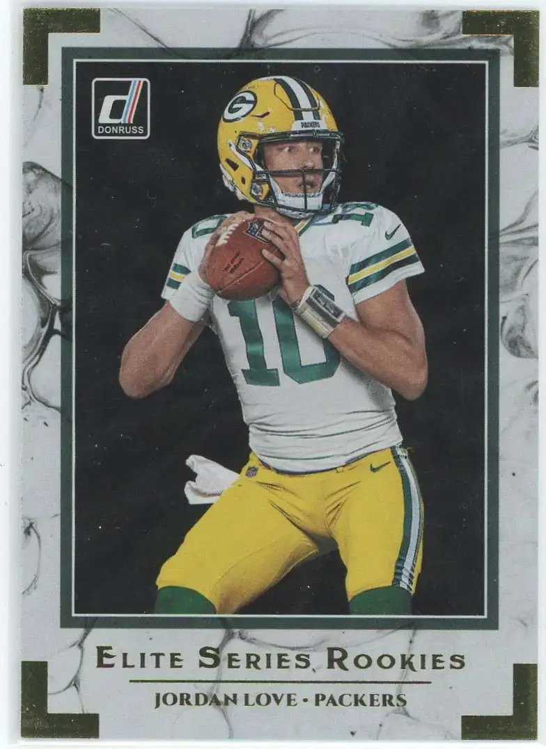 NFL 2020 Panini Donruss Elite Series Rookies Jordan Love ESR-JL [Rookie]