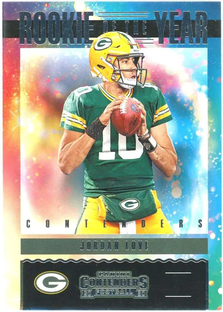 NFL Green Bay Packers 2020 Panini Contenders Football Jordan Love RY-JLO  [Rookie of the Year]